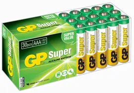 Батарея GP Super Alkaline 24A LR03 AAA (30шт) GP 24A-B30