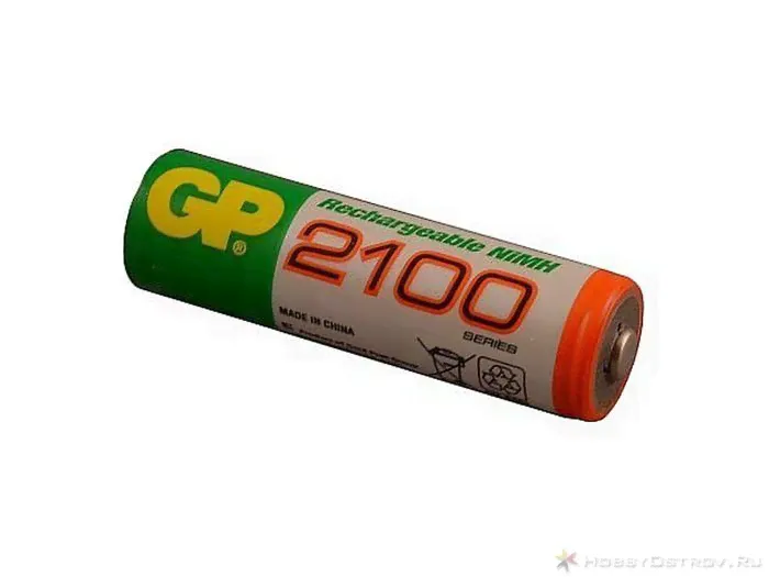 Аккумулятор GP Ni-Mh AA 2100mAh GP