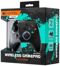 Canyon Беспроводной геймпад Canyon GP-W3 Nintendo Switch / Android / PC / PS3 черный CND-GPW3 игровой манипулятор