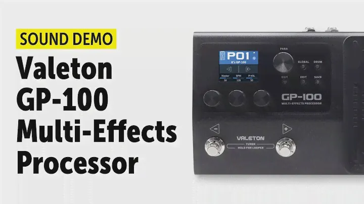 Valeton GP-100 - Sound Demo (no talking)