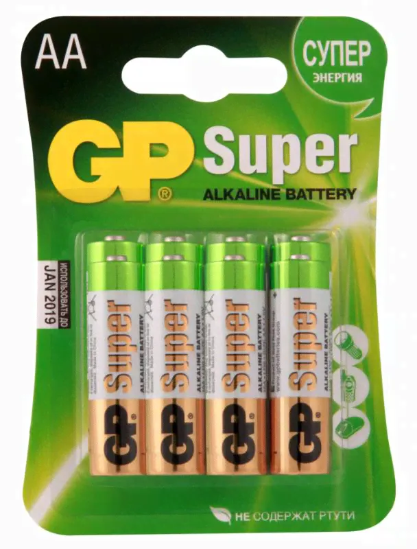 Батарейки GP AA 8 шт